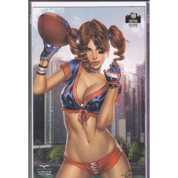 Zenescope Chicago Exclusive Comic Reign Of The Witch Queen 4  EBAS/Ula Mos cover - Picture 1 of 1